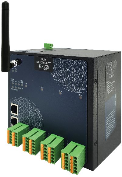 4 x 5 Channel 4-20mA Analog Output Modbus TCP Remote IO Device with MQTT and 868MHz LoRaWAN Connectivity, 2x 10/100 T(x) ETH ports