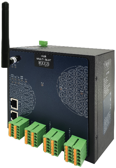 4 x 5 Channels 4-20mA Analog Output, 2 x 8 Channels 0-20mA Analog Input Modbus TCP Remote IO Device with MQTT and 868MHz LoRaWAN Connectivity, 2x 10/100 T(x) ETH ports