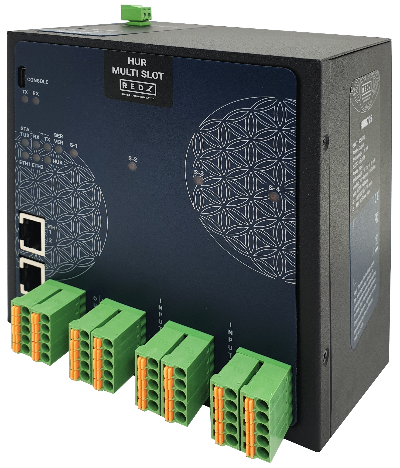 2 x 5 Channels 4-20mA Analog Output, 2 x 8 Channels 0-20mA Analog Input Modbus TCP Remote IO Device, 2x 10/100 T(x) ETH ports