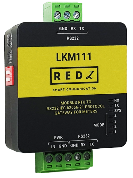 MODBUS RTU to IEC62056-21 Protocol Meter Gateway With RS232 , 3 Wire connection Both on Modem Side and Meter Side
