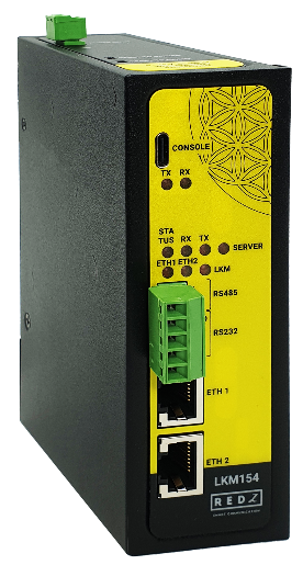 MODBUS to IEC62056-21 Protocol Meter Gateway with 2 x 10/100Base-T(x) Ports, 1 x RS232 and 1 x RS485 Serial Ports