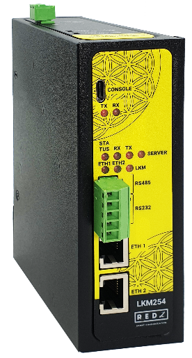 MODBUS to IEC62056-21 Protocol Meter Gateway with 2 x 10/100Base-T(x) Ports, 1 x RS232 and 1 x RS485 Serial Ports