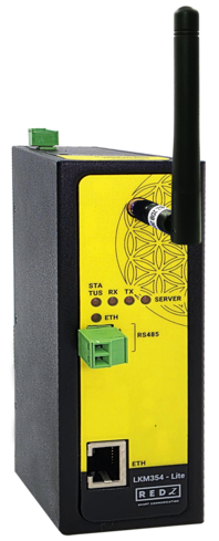 868MHz LoRaWAN Meter Reader and Electricity Meter Protocol to Modbus Protocol Gateway with MQTT, 1 x 10/100Base-T(x) Port and 1 x RS485 Serial Port