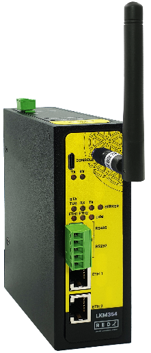 868MHz LoRaWAN Meter Reader with Modbus  to IEC62056-21 Protocol Meter Gateway, 2 x 10/100Base-T(x) Ports, 1 x RS232 and 1 x RS485 Serial Ports